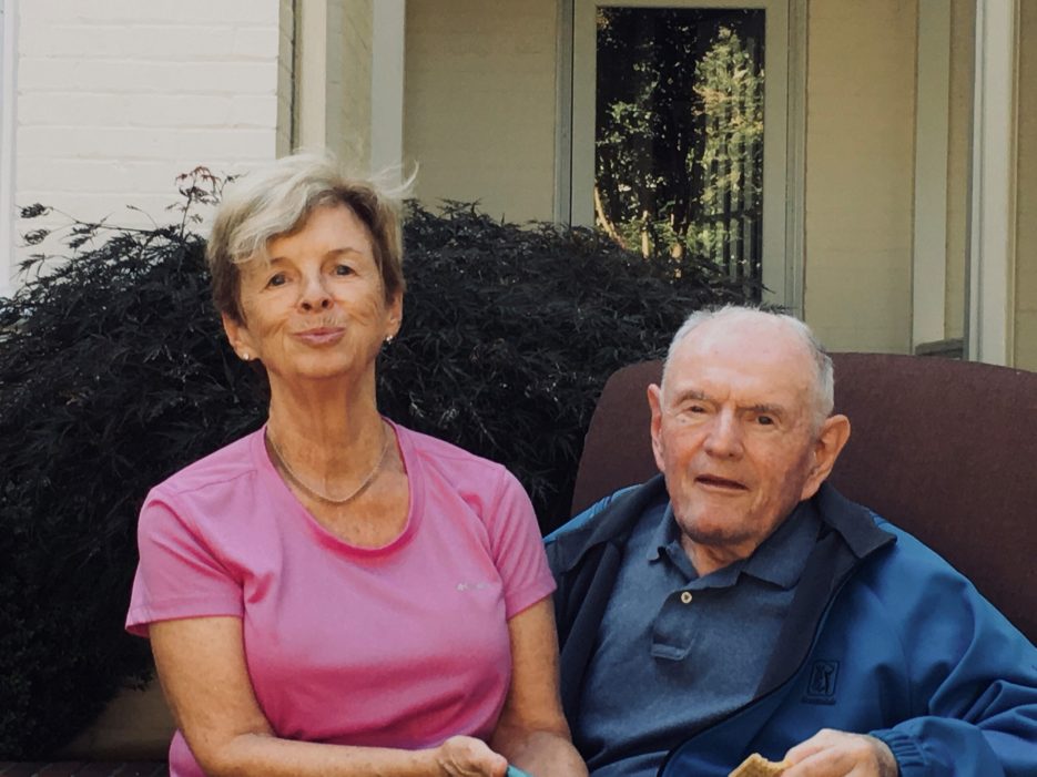 Elderly couple exemplifying the bond of caregiving and mutual support in their golden years