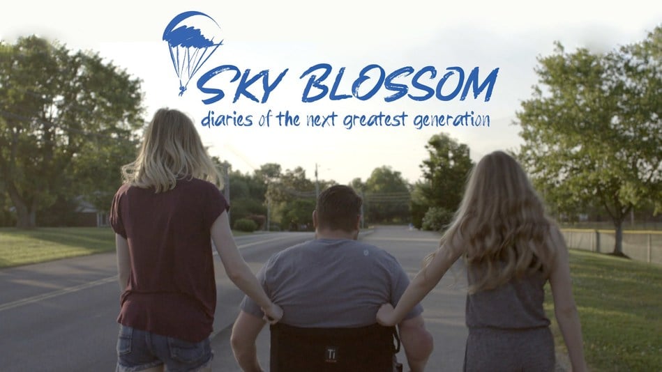 Sky blossom photo representing the documentary about young caregivers as America's next greatest generation