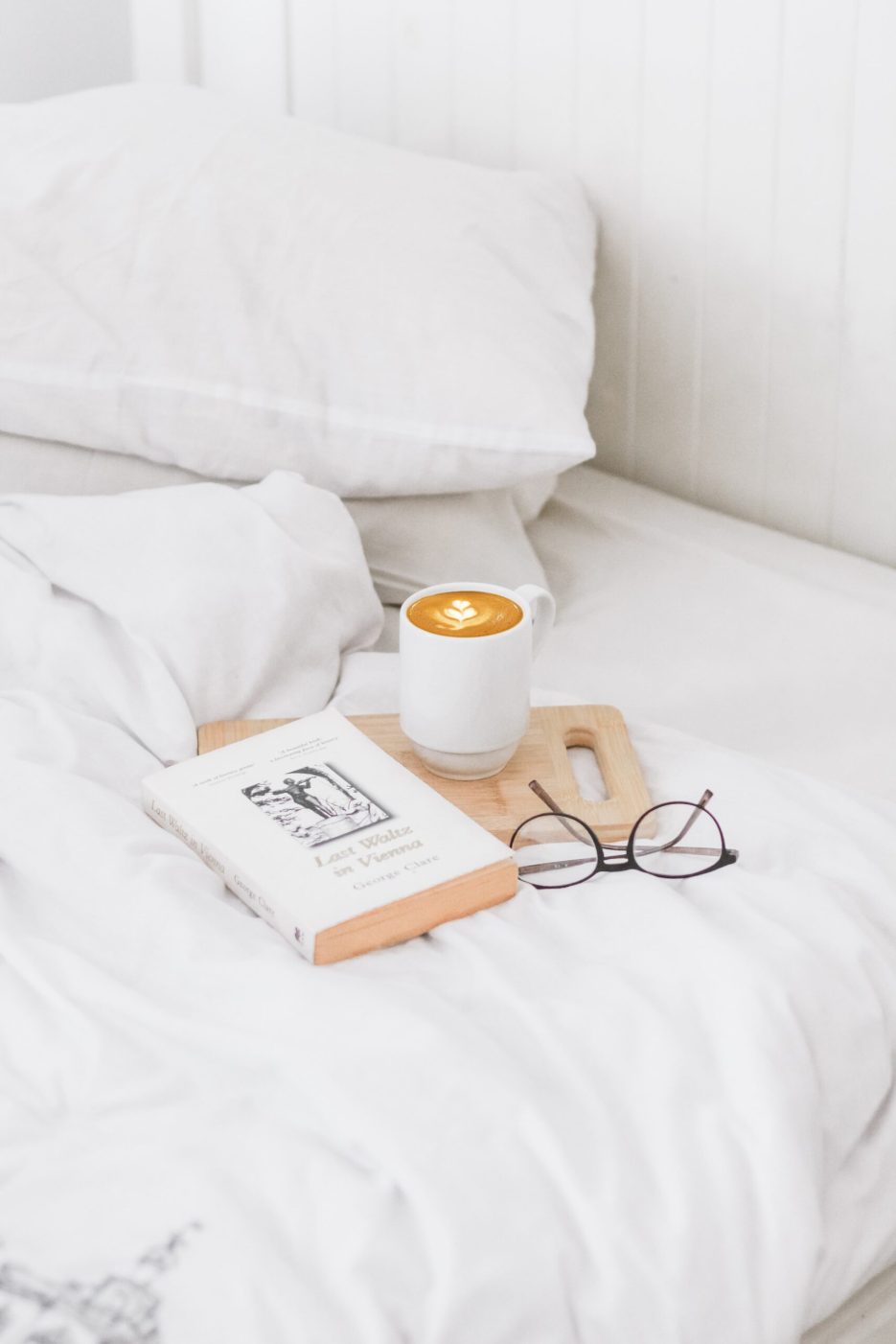 Picture of book and coffee that can help a caregiver relax