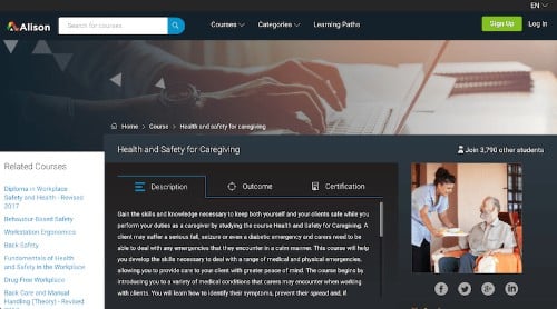 Alison-Health and Safety for Caregiving-min