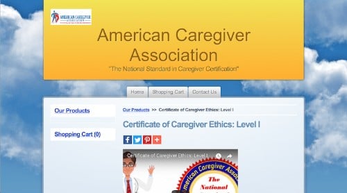 American Caregiver Association-Certificate of Caregiver Ethics-Level I-min