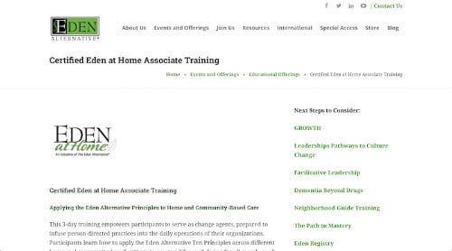 Certified Eden at Home Associate Training-min