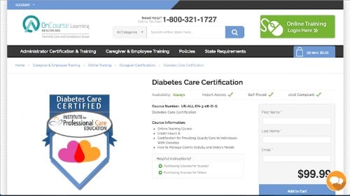 Institute for Professional Care Education-Diabetes Care Certification-min