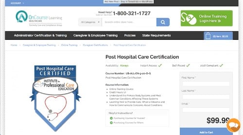 Institute for Professional Care Education-Post Hospital Care Certification-min