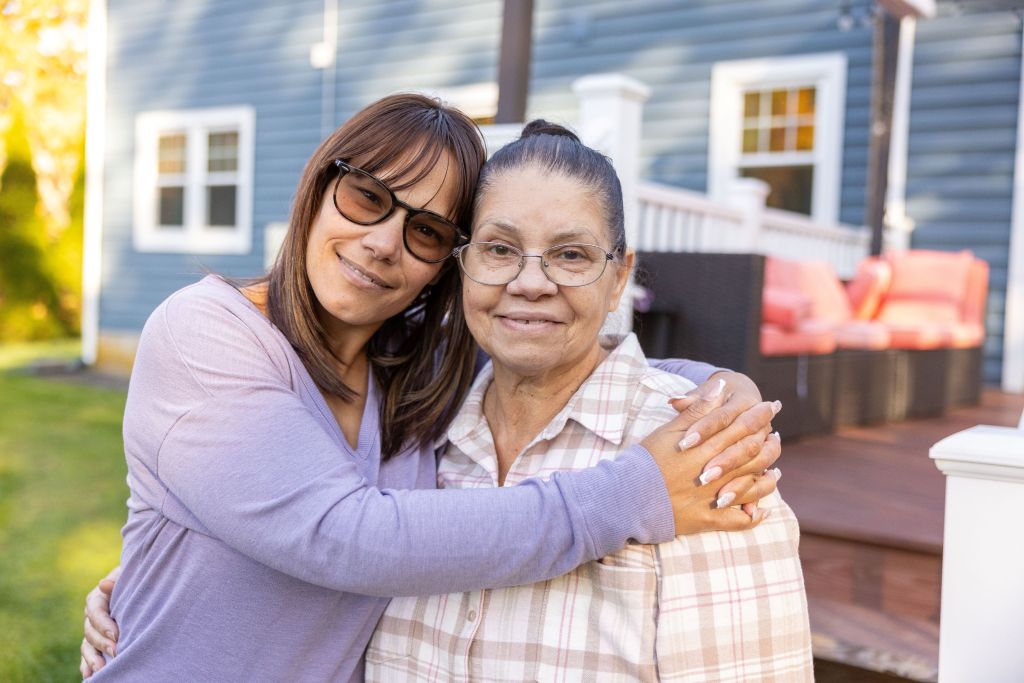 Ruth and her caregiver and daughter, Meriam