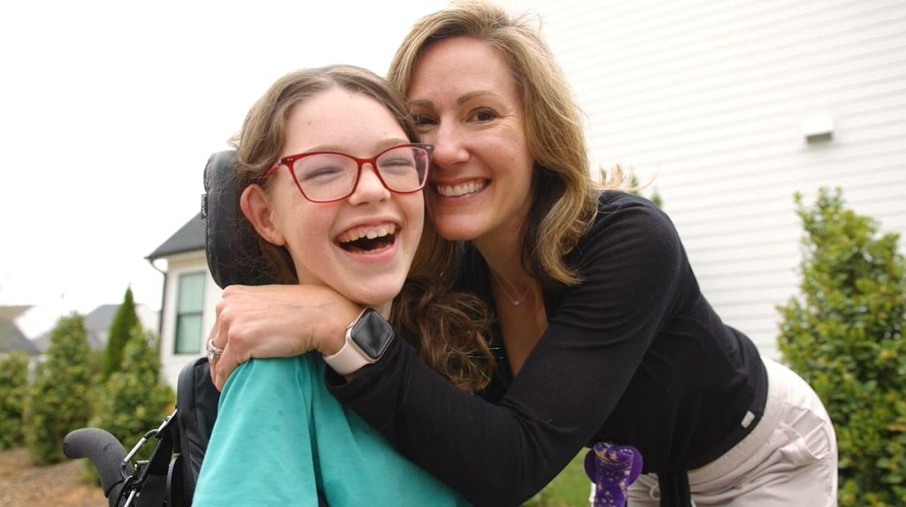 Cybil and Ava share a moment together